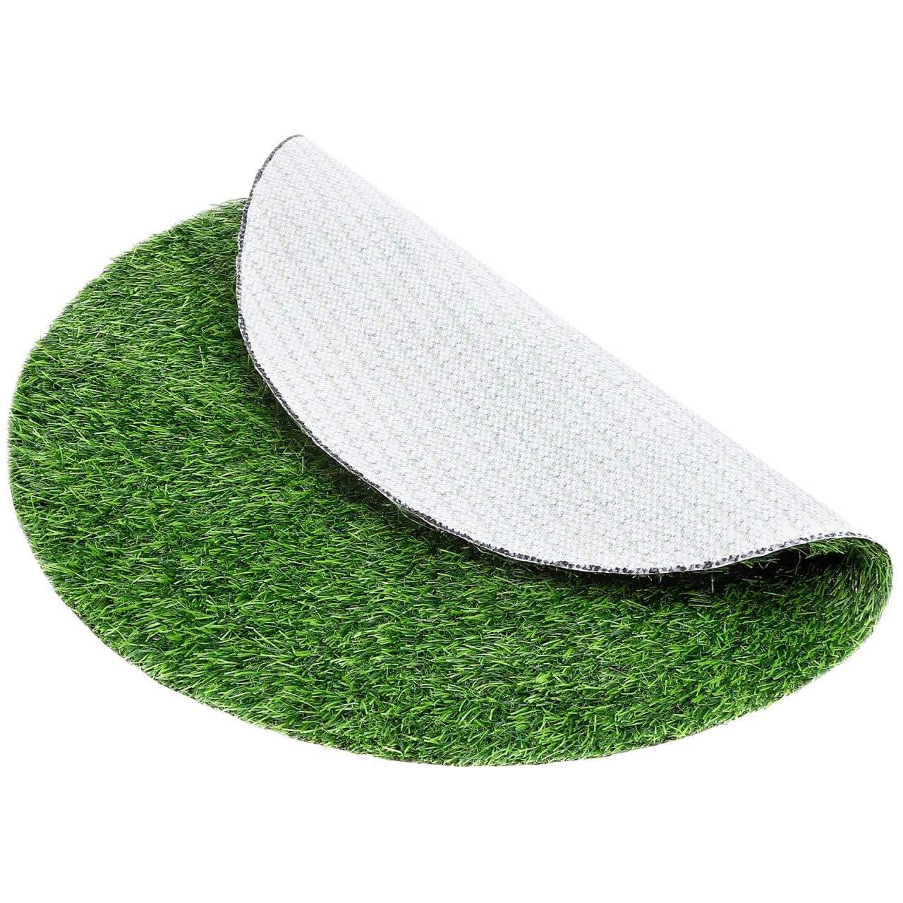Amazon.com: Artificial Grass Mat Round Fake Turf Tiles Realistic